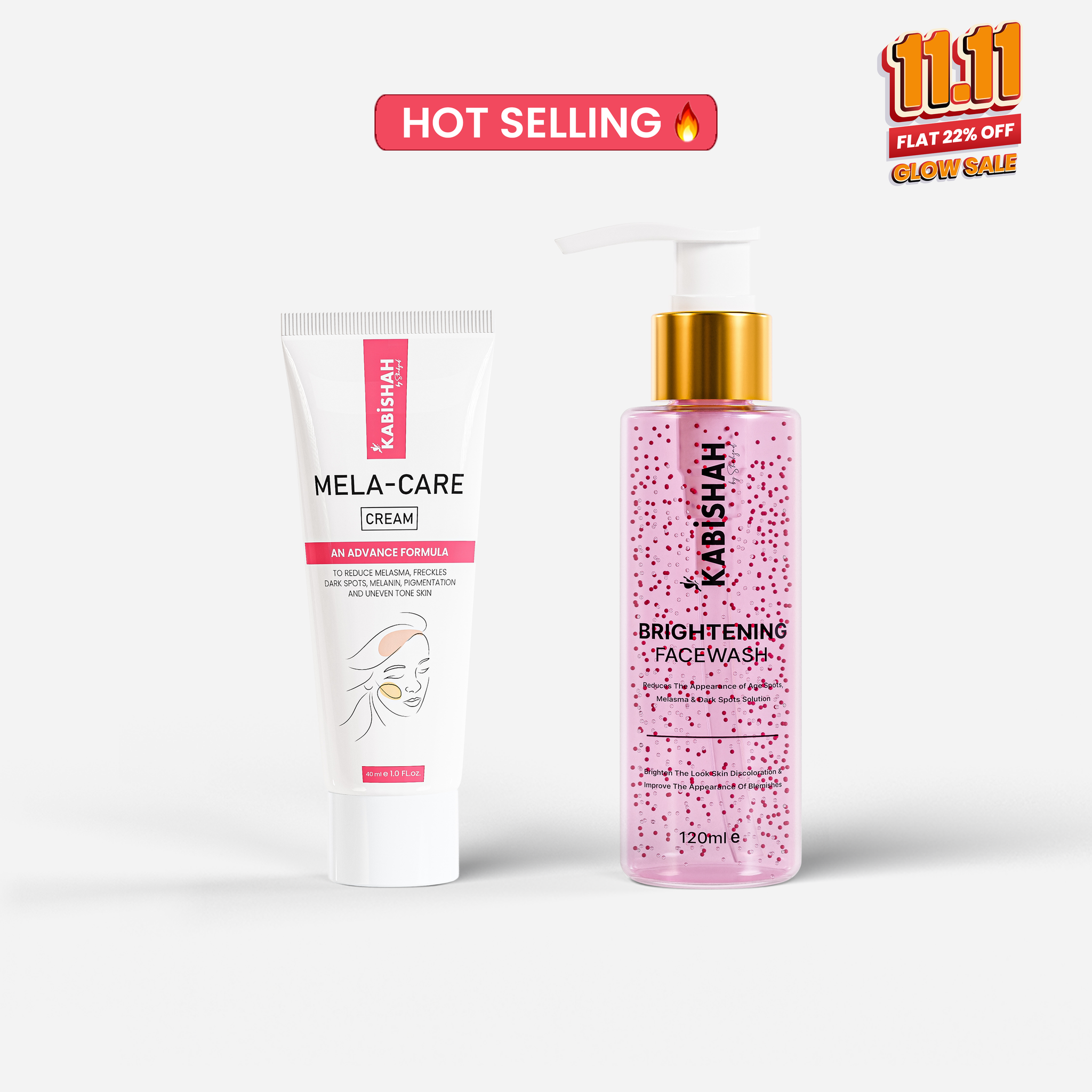 Pack Of 2 – Face Wash & Mela Care Cream Pigmentation Bundle