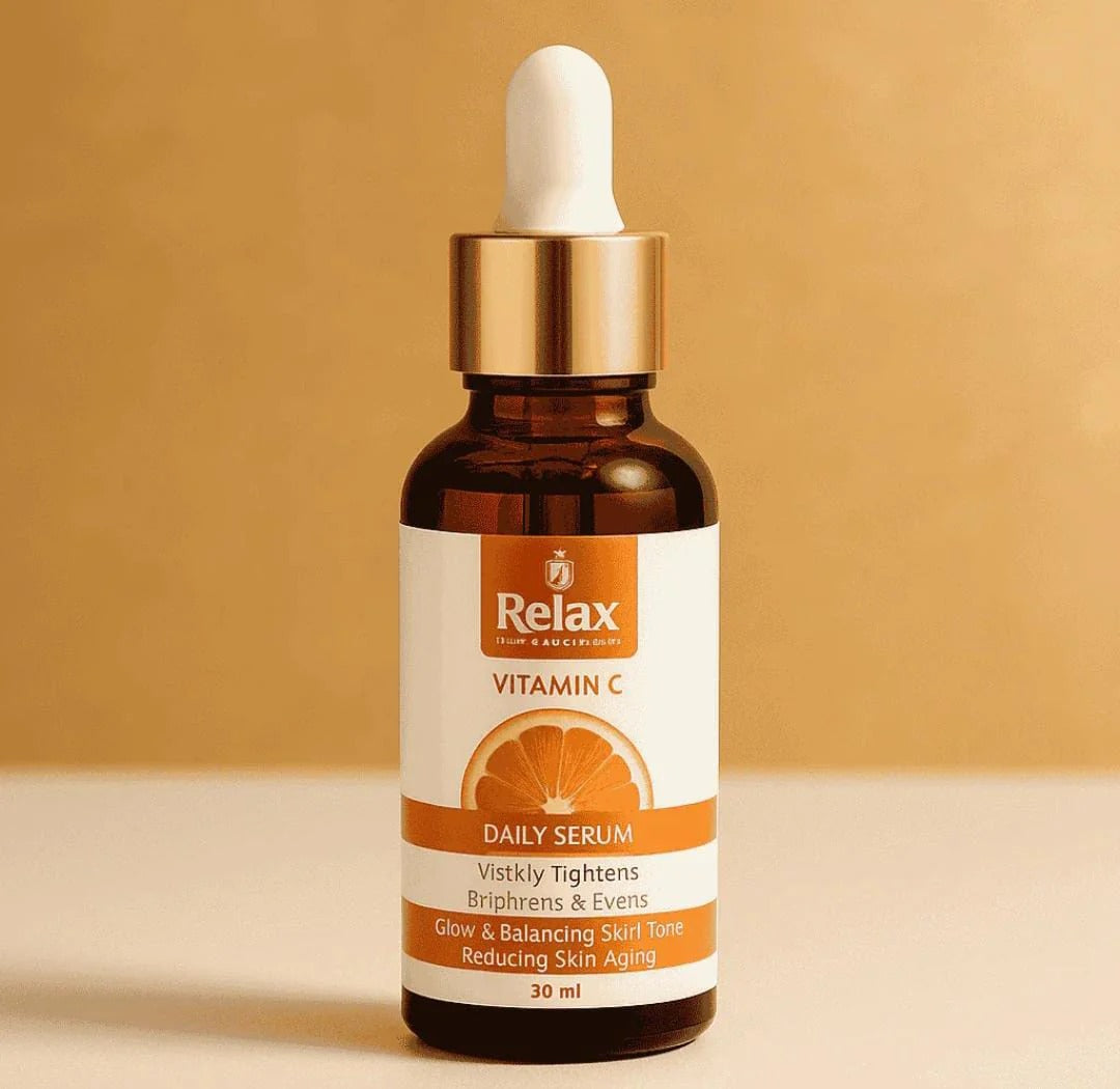 Relax Vitamin C Face Serum – Brighten, Tighten & Glow Naturally! Buy 1 and Get 1 Free